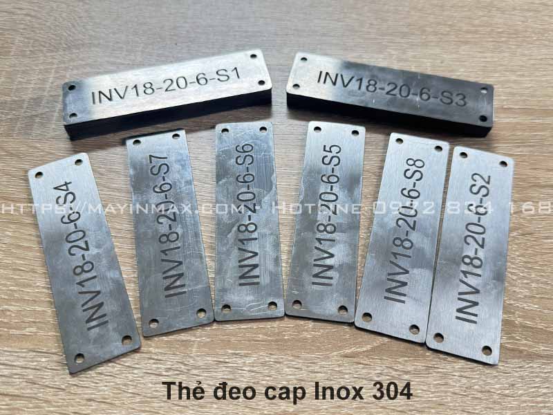 In khắc Laser thẻ cốt Inox - In nhanh, giá rẻ, lấy ngay, giao hàng toàn quốc